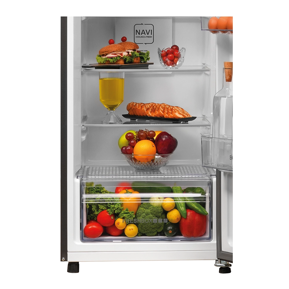 Haier 268L  2 Star  Nickel Steel   Double Door Refrigerator